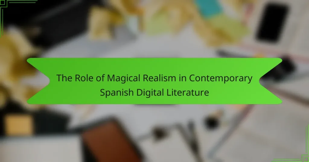 The Role of Magical Realism in Contemporary Spanish Digital Literature